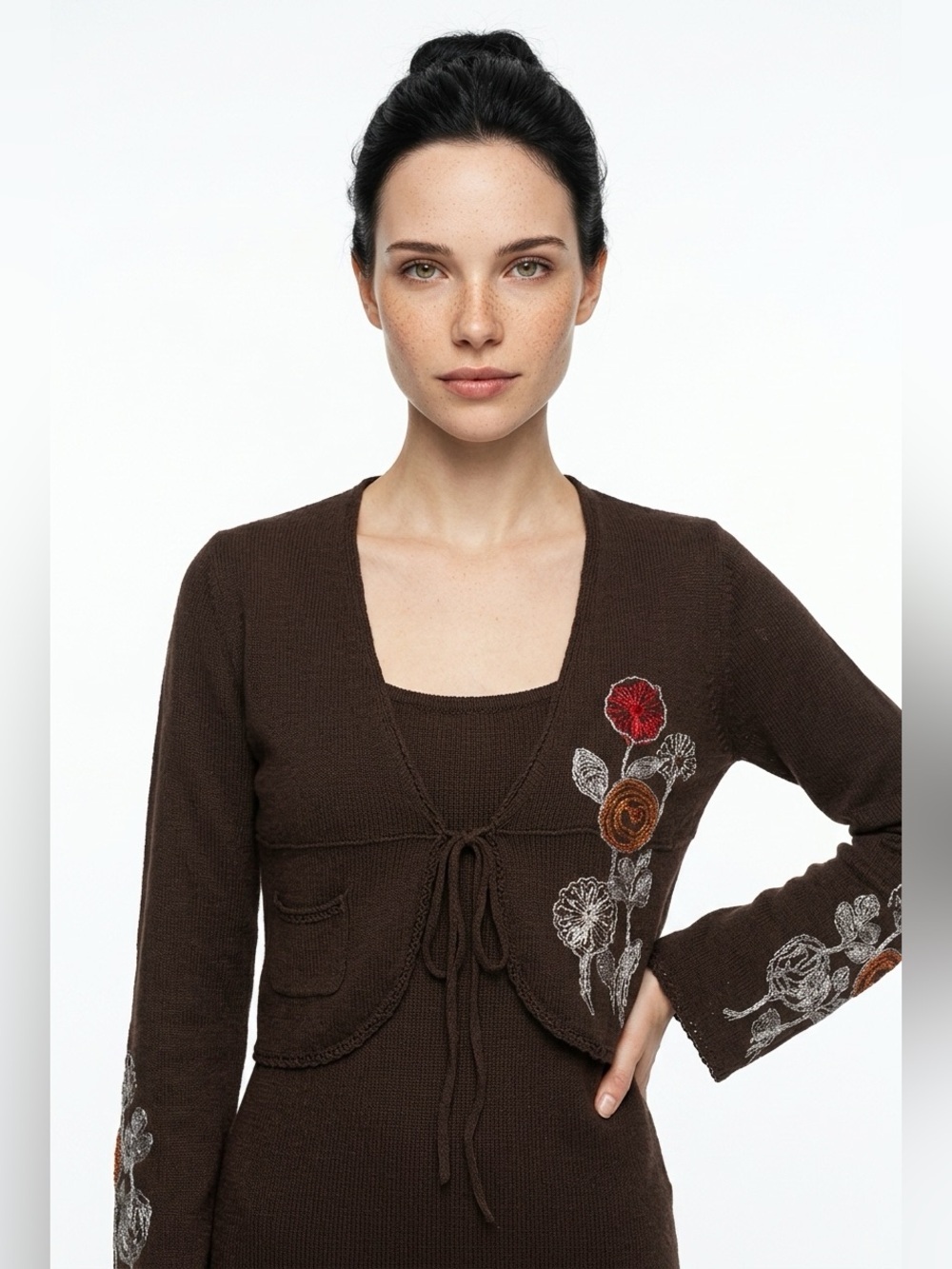 Jackpot embroidered cardigan